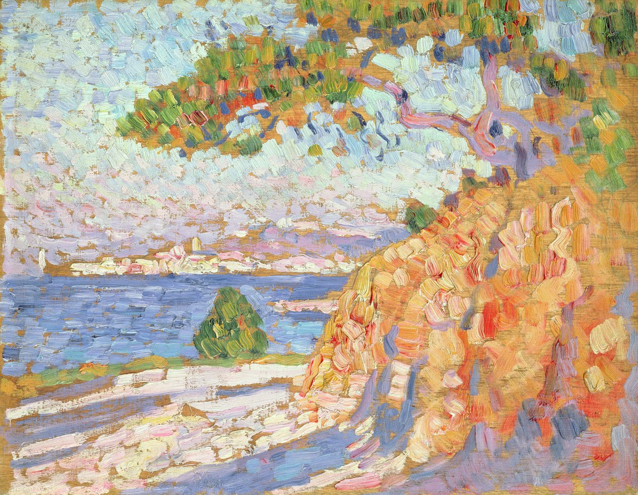 Dél tája, 1910 körül alkotó: Théo van Rysselberghe