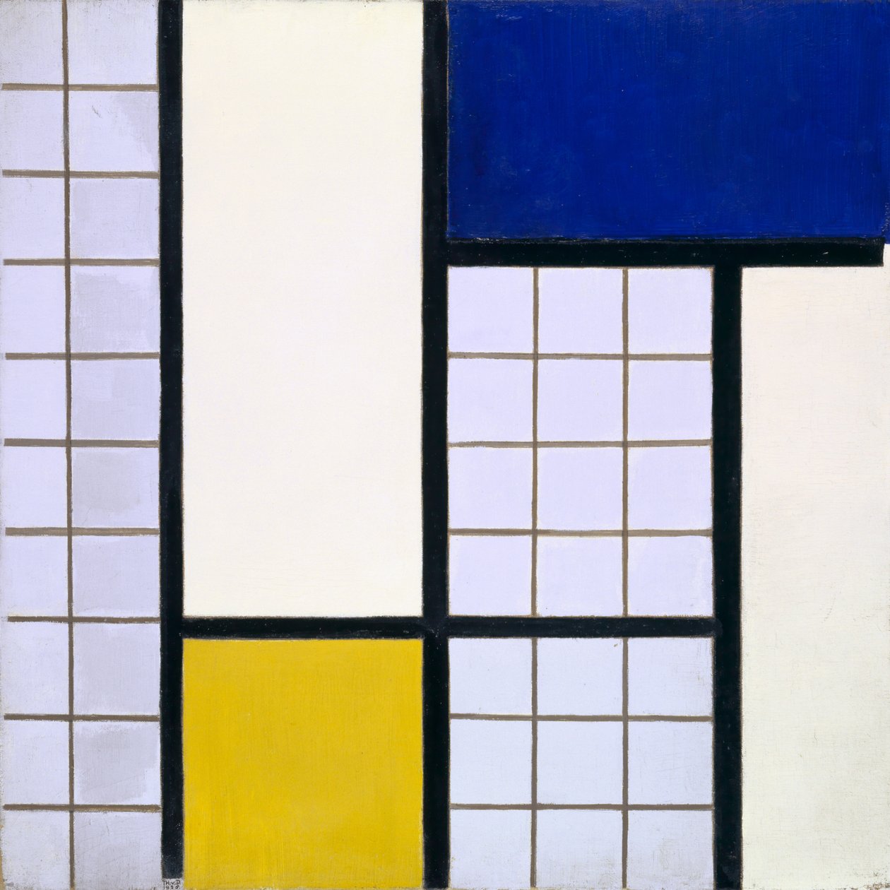 Félhangú kompozíció, 1928 alkotó: Theo van Doesburg