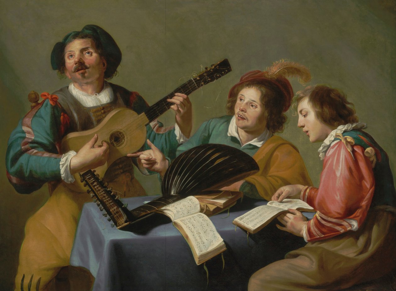 Egy zenei koncert alkotó: Theodoor Rombouts