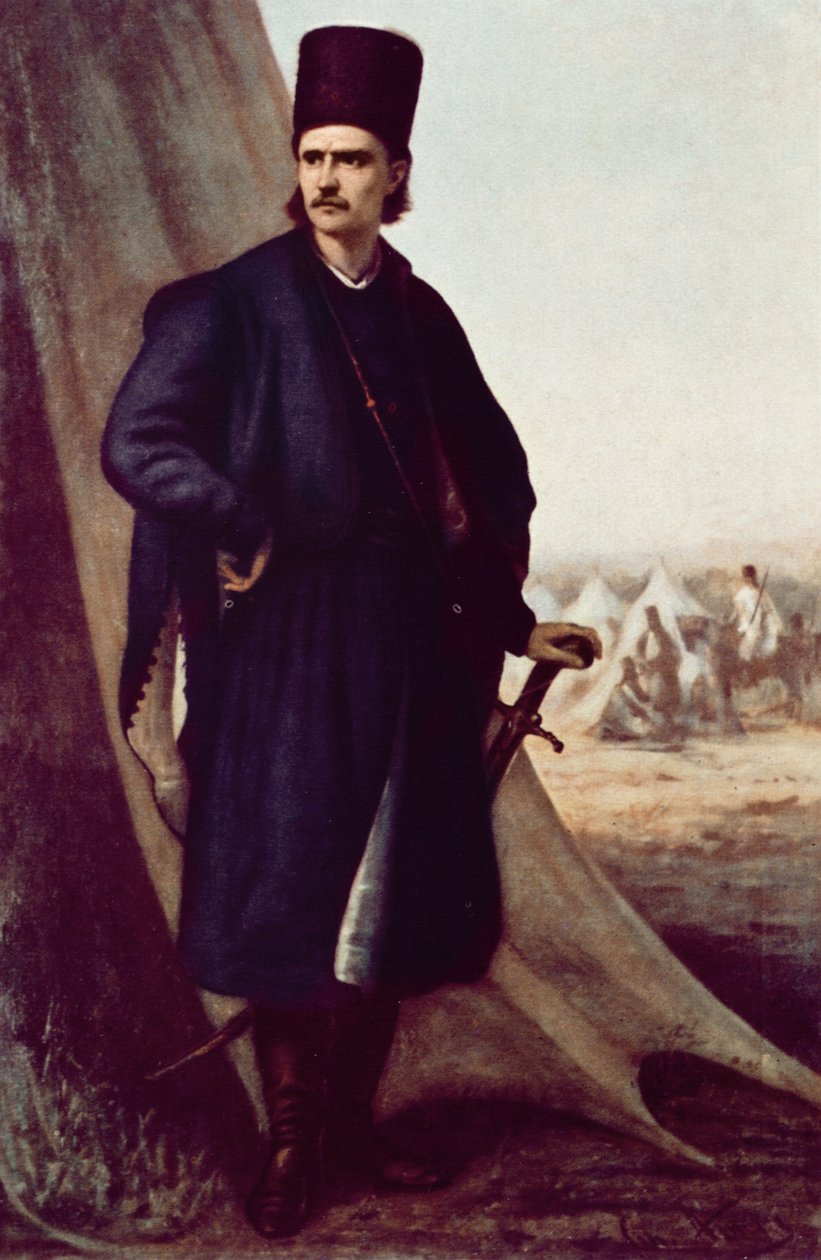 Tudor (Theodor) Vladimirescu portréja alkotó: Theodor Aman