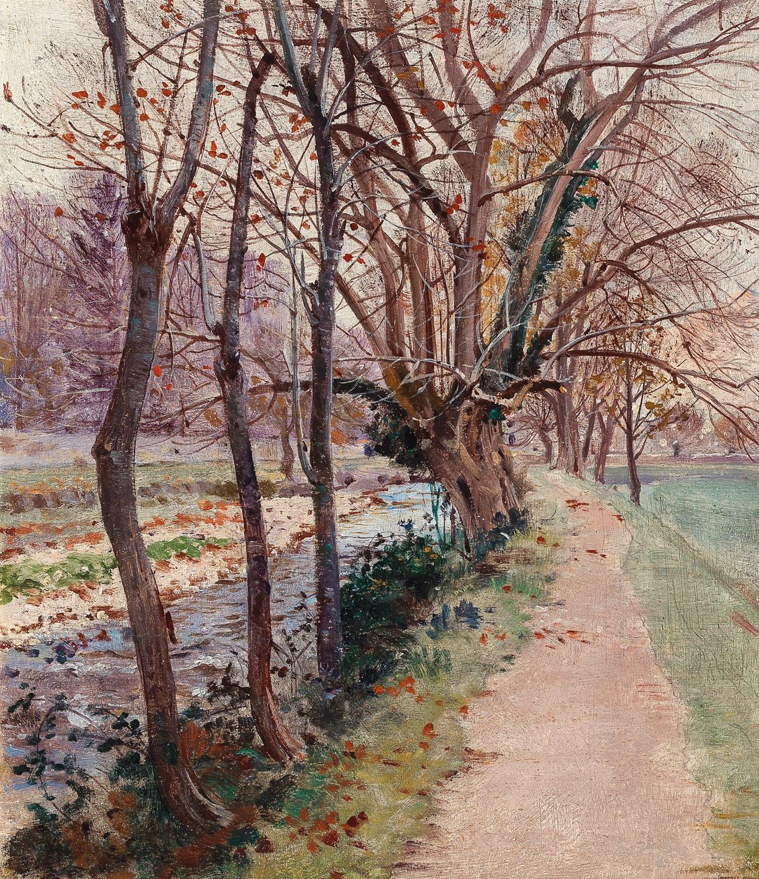 Allee am Bach sugárútja a patak mellett alkotó: Theodor von Hormann