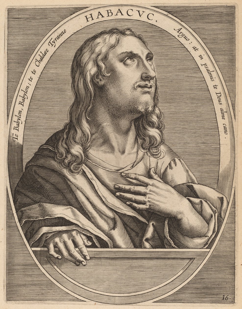 Habachuch alkotó: Theodor Galle after Jan van der Straet