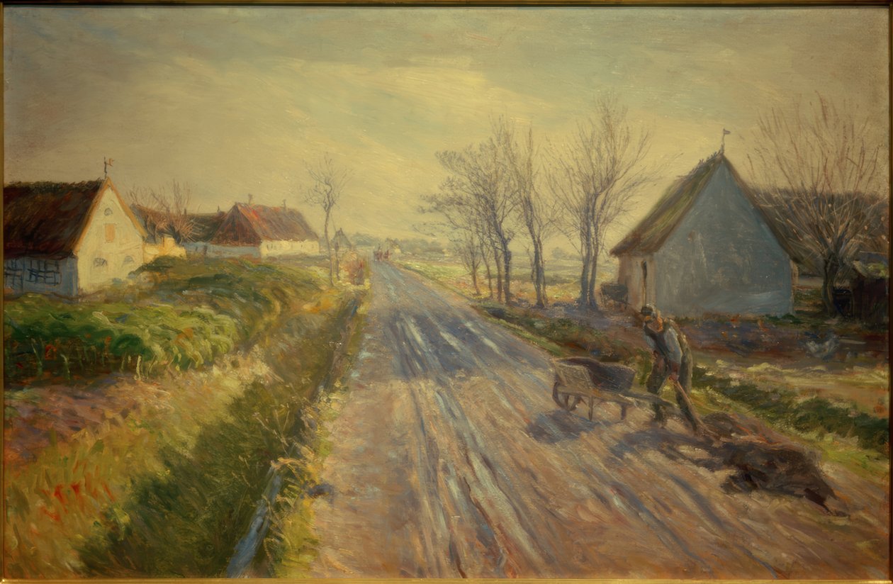 Útban Kastrup felé alkotó: Theodor Philipsen
