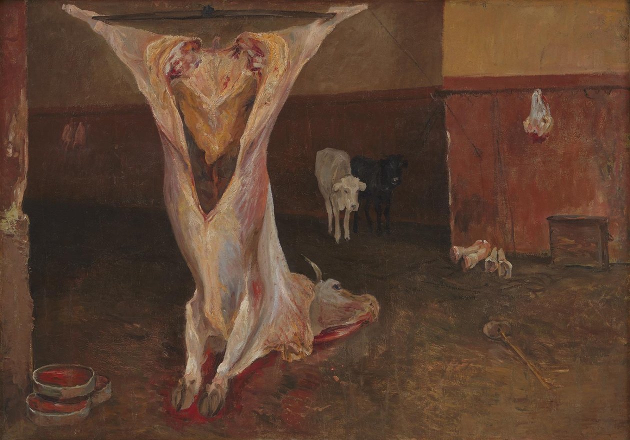 Egy ökör teteme. Róma alkotó: Theodor Philipsen