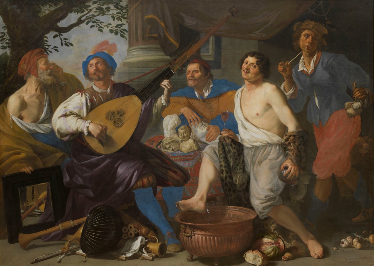 Az öt érzék allegóriája alkotó: Theodor Rombouts