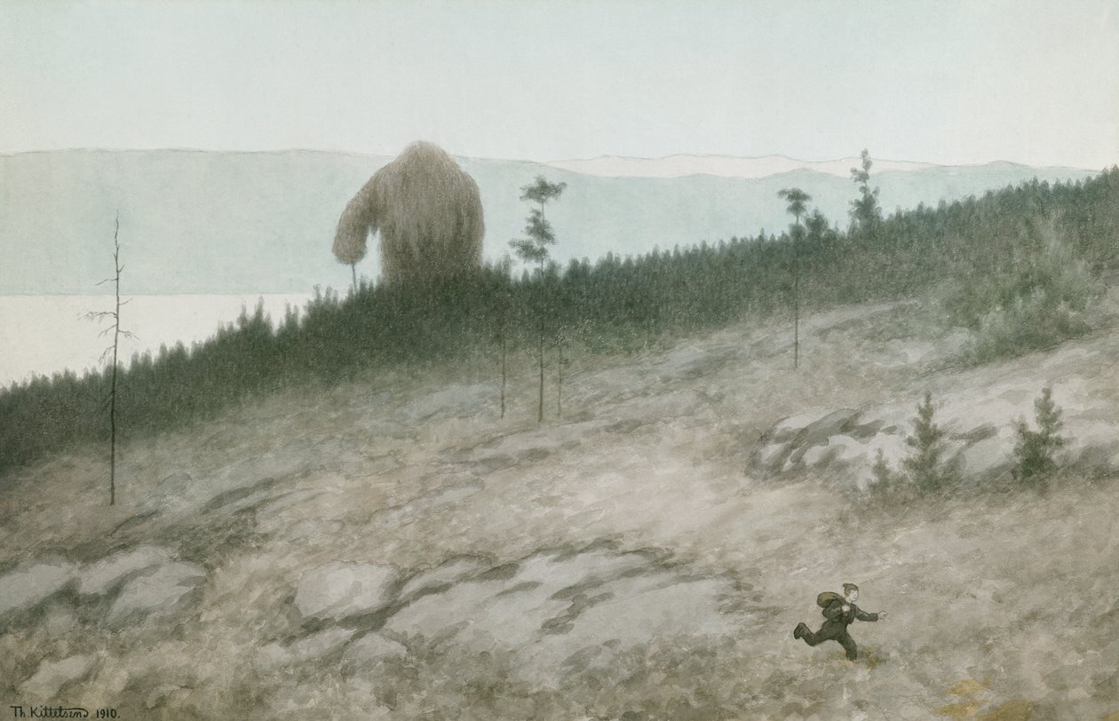 Ash legény és a troll alkotó: Theodor Kittelsen
