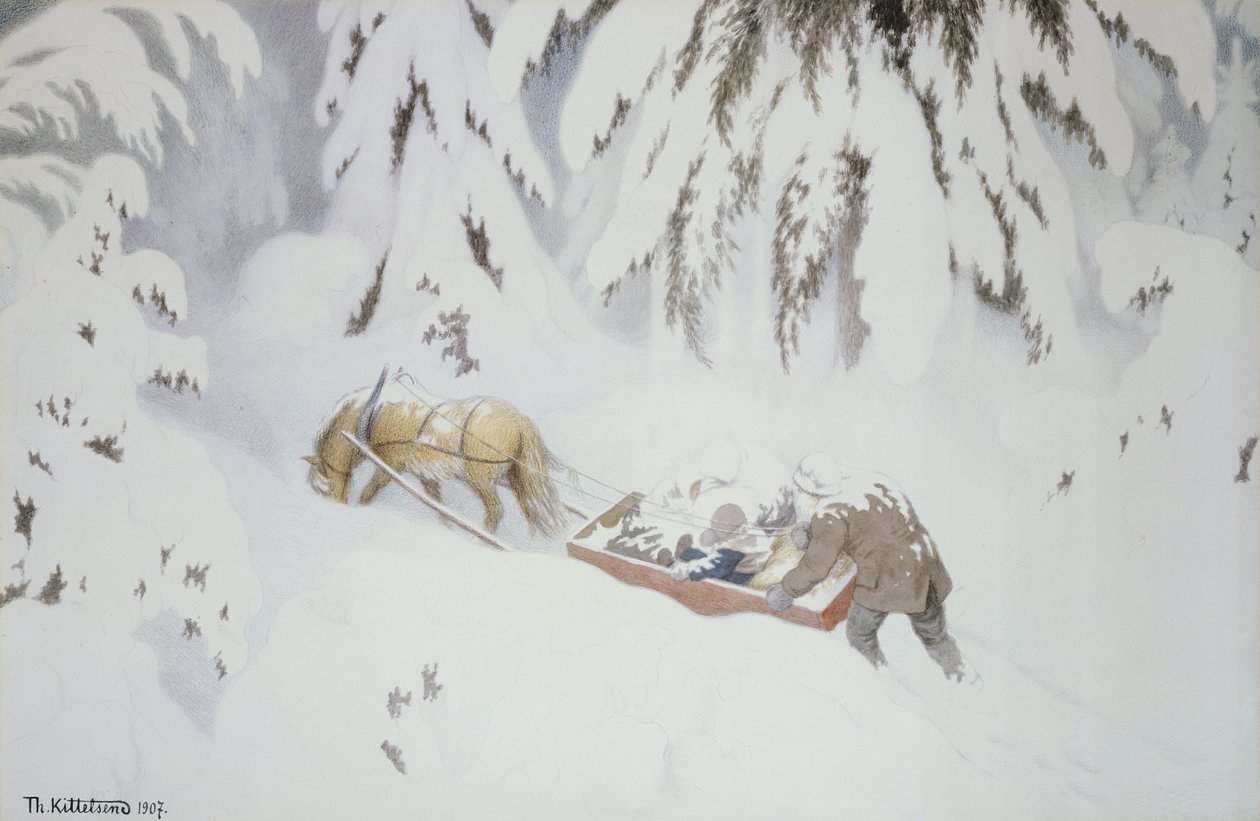 Karácsonyi troll alkotó: Theodor Kittelsen