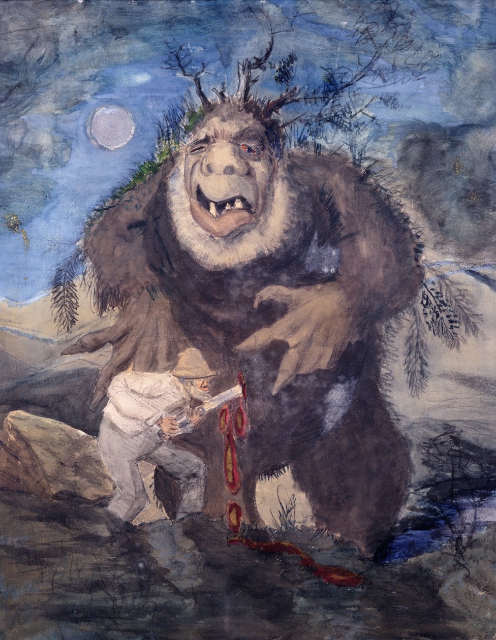 Erdei troll alkotó: Theodor Kittelsen