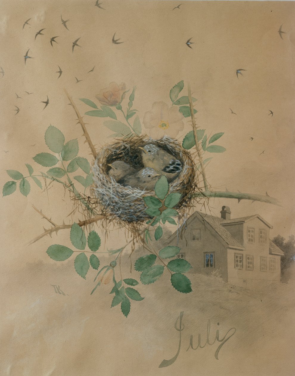 július alkotó: Theodor Kittelsen