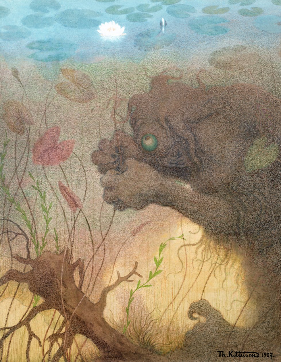 Nocks Fishing alkotó: Theodor Kittelsen