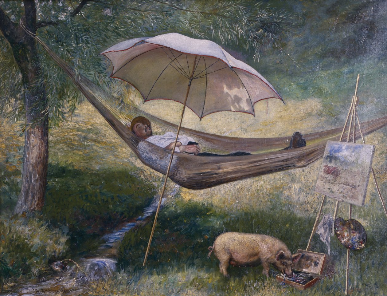 Önarckép alkotó: Theodor Kittelsen