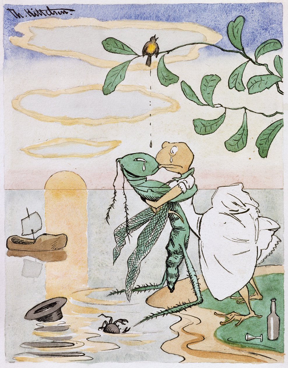 Beteg szerelem alkotó: Theodor Kittelsen