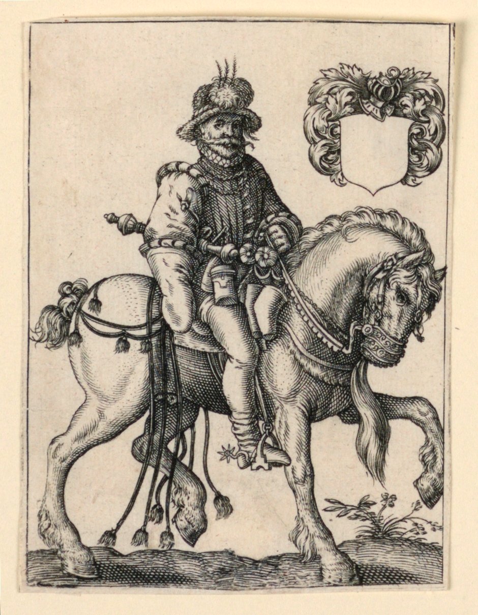 Nemes lóháton alkotó: Theodor de Bry