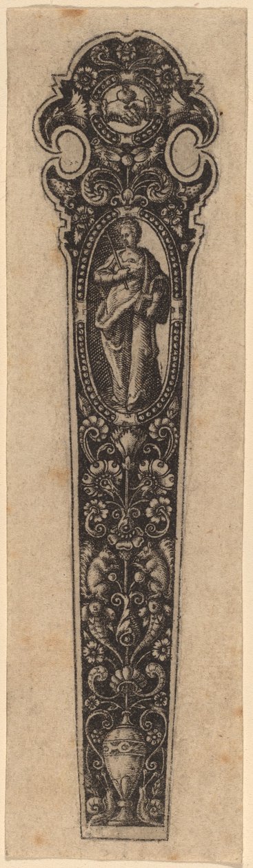 Dísz a kés nyeléhez alkotó: Theodor de Bry