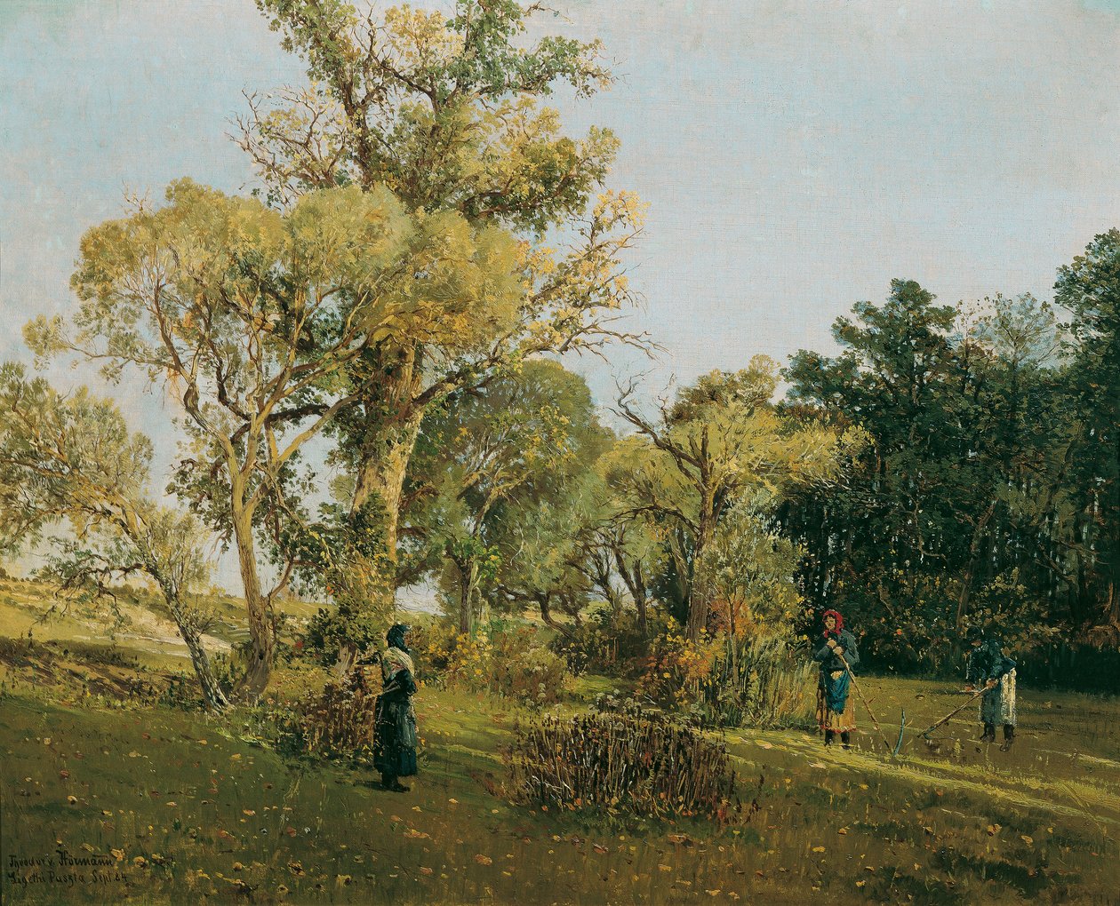 A Ligethi Pusztán alkotó: Theodor von Hormann