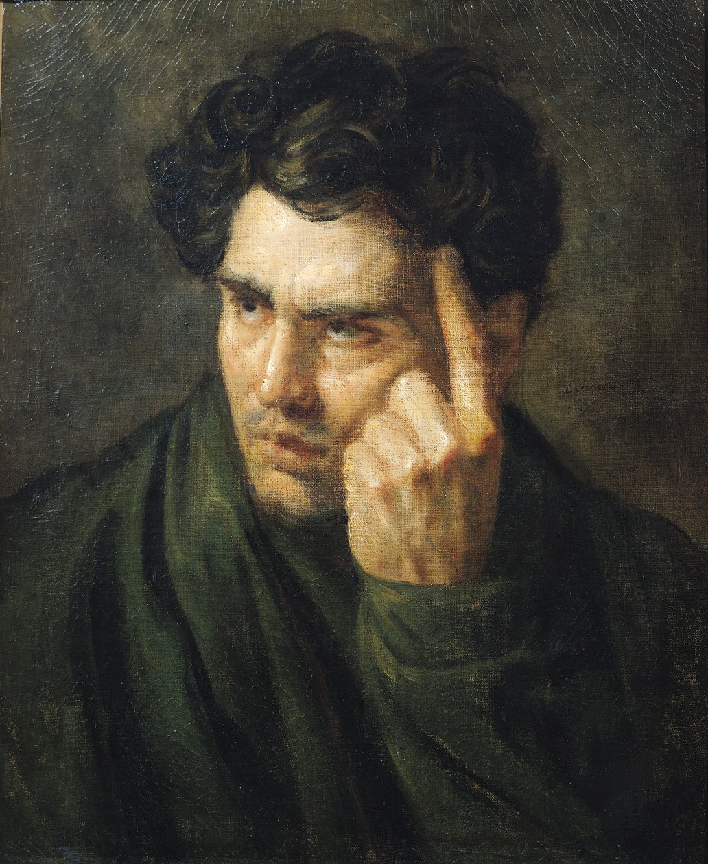 Lord Byron portréja (1788-1824) alkotó: Theodore Gericault