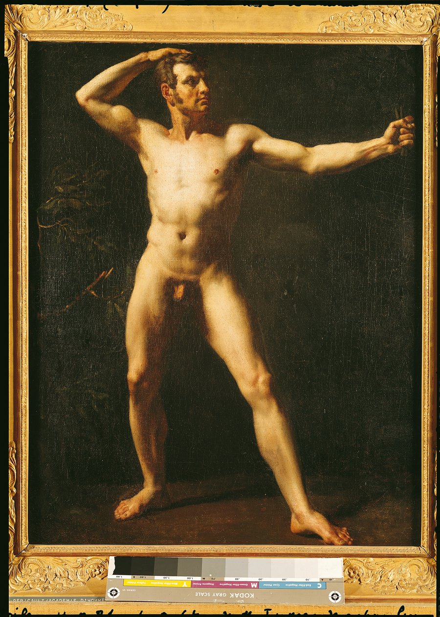 Tanulmány egy emberről alkotó: Theodore Gericault