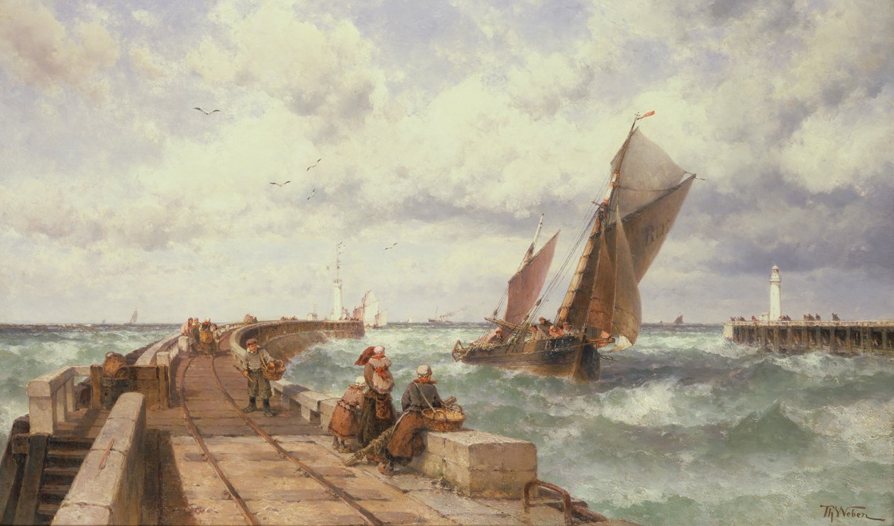 A halászok visszatérése alkotó: Theodore Weber