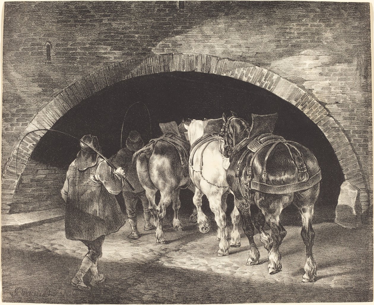 Adelphi rakpart alkotó: Theodore Gericault