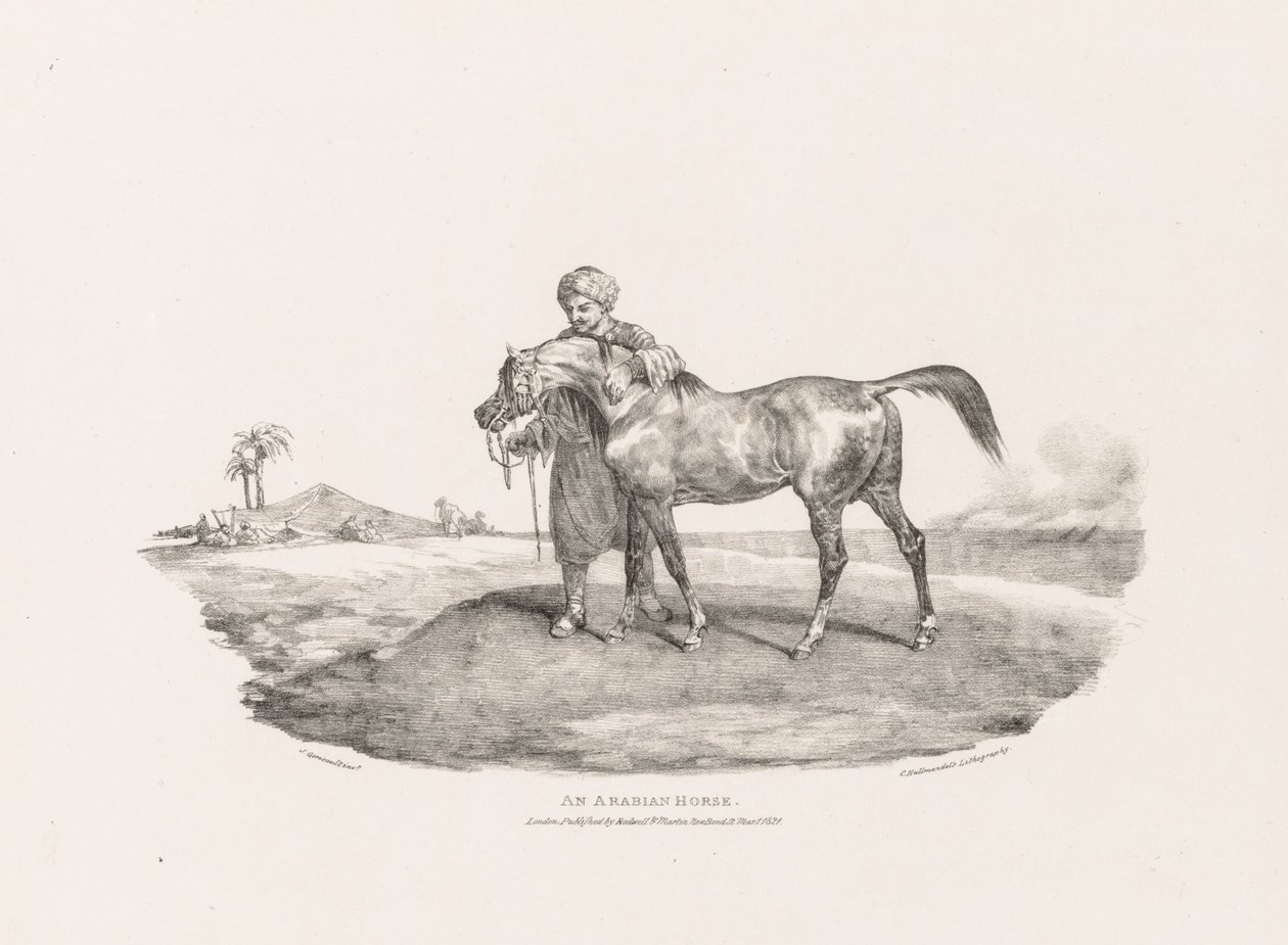 Egy arab ló alkotó: Theodore Gericault