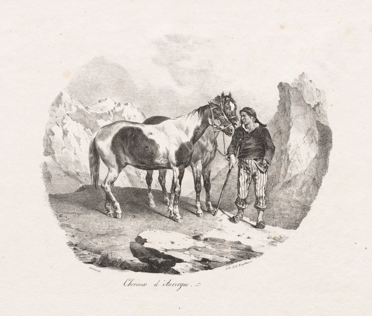 Auvergne lovak alkotó: Theodore Gericault