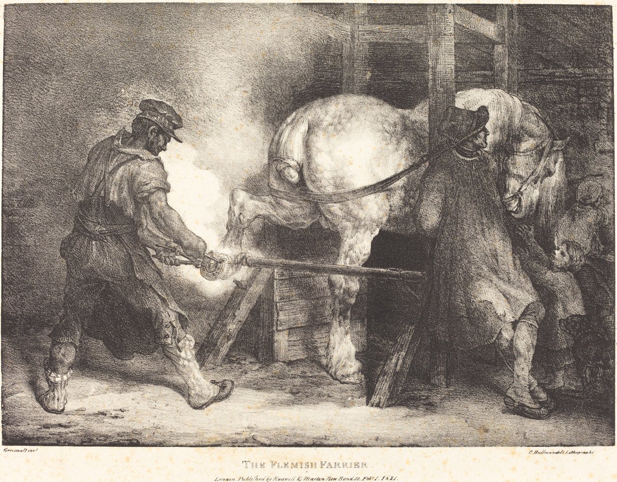 A flamand patkolókovács alkotó: Theodore Gericault