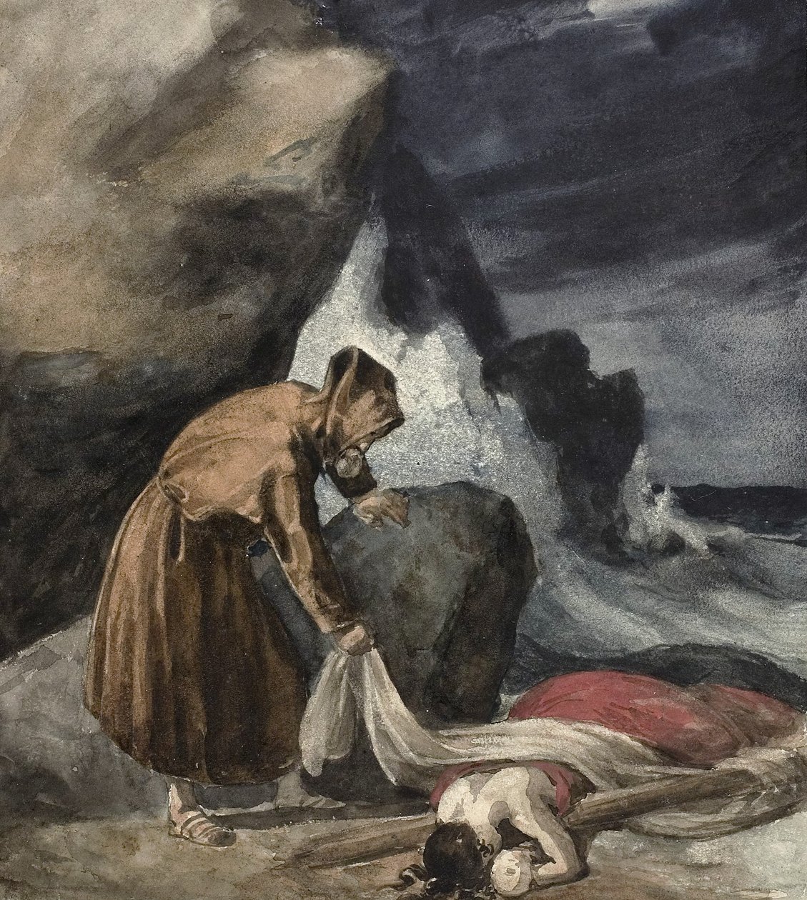 A vihar, 1821-23 körül alkotó: Theodore Gericault