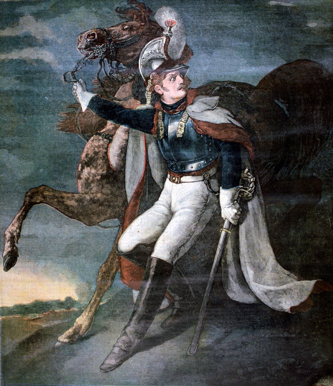 A Sebesült Cuirassier, 1893 alkotó: Theodore Gericault