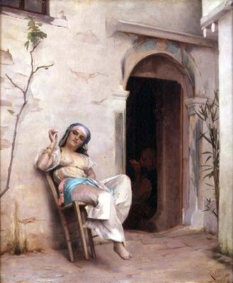Az udvarban alkotó: Theodore Jacques Ralli