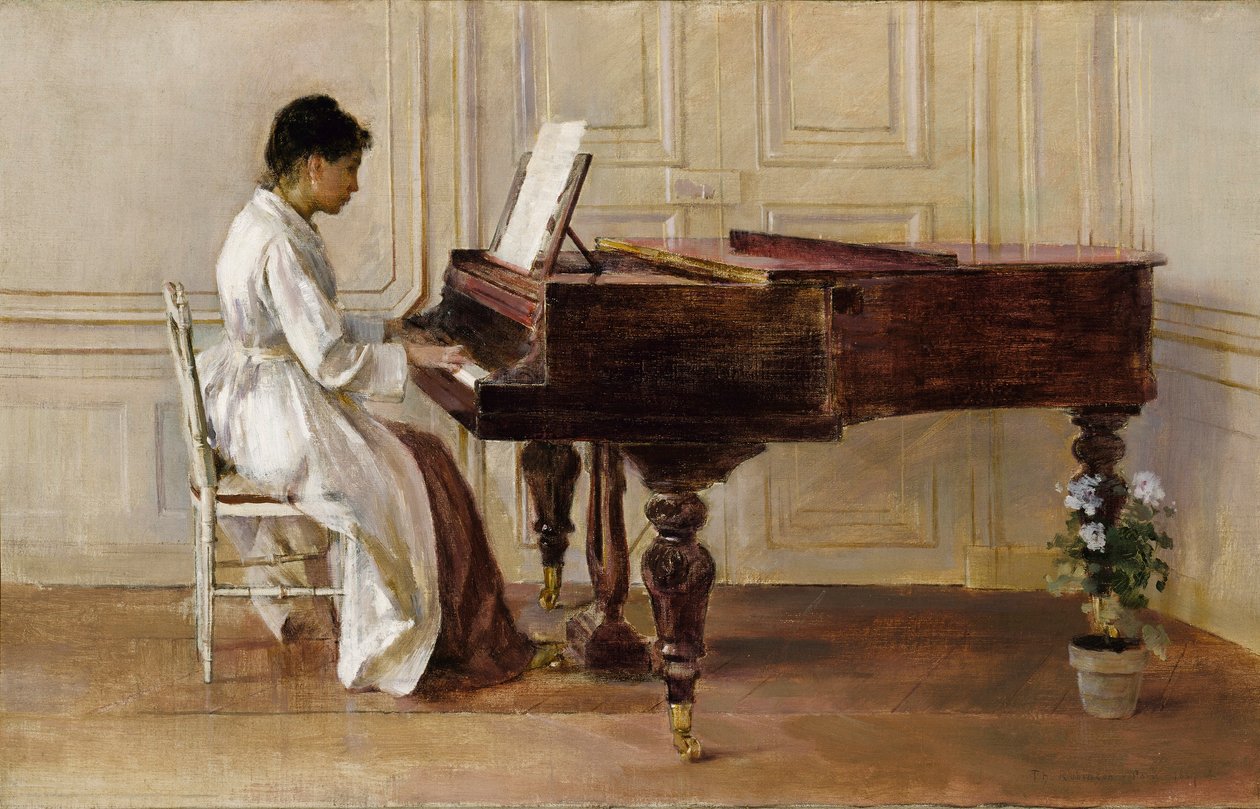 A zongoránál alkotó: Theodore Robinson