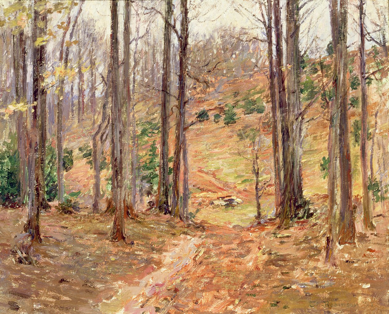 Virginia Woods, 1893 alkotó: Theodore Robinson