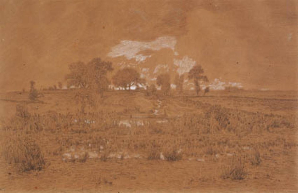Esti táj láptal alkotó: Theodore Rousseau