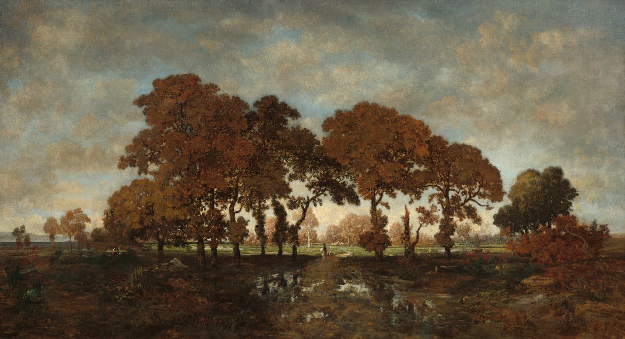 Eső után alkotó: Theodore Rousseau