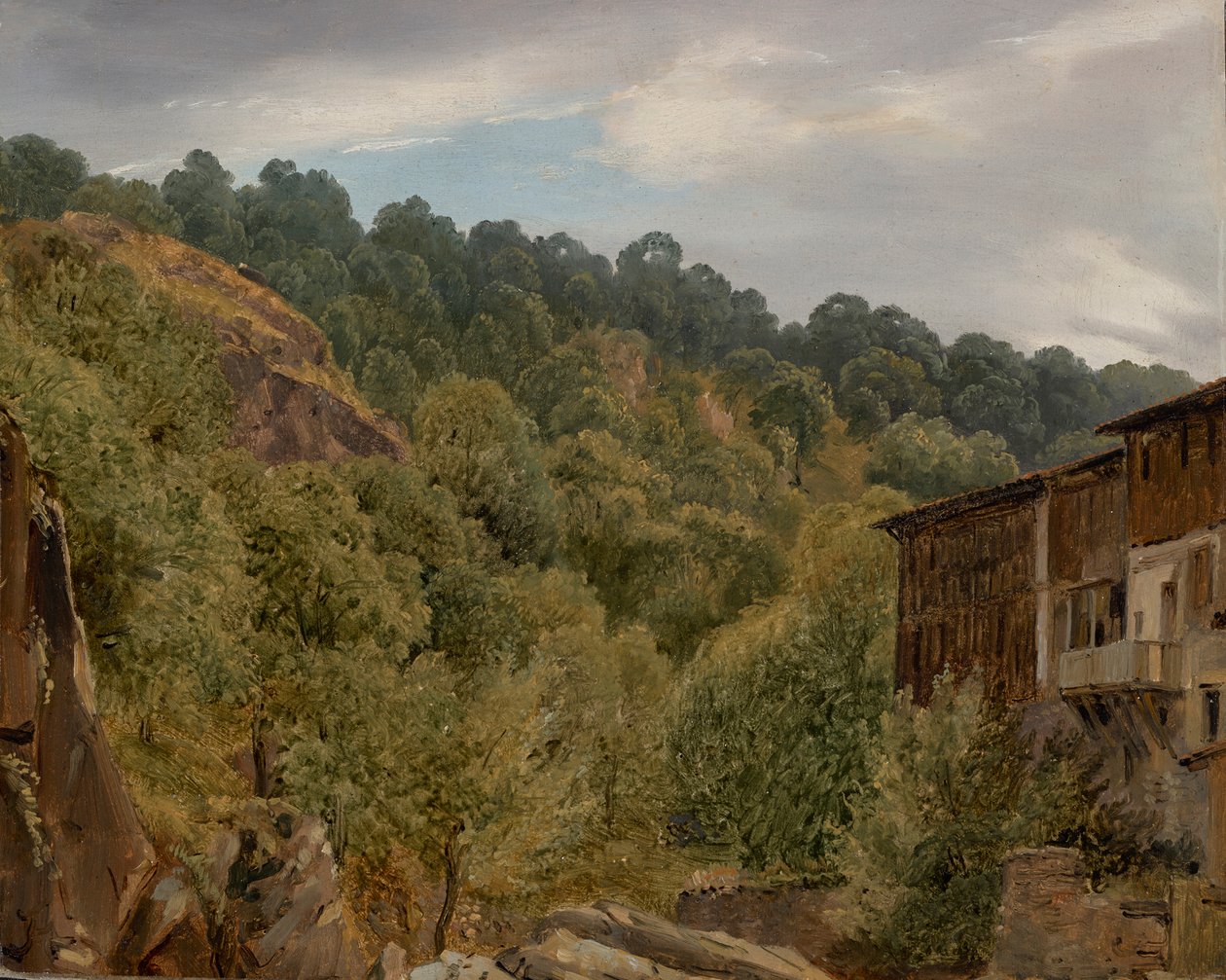 Auvergne vidék alkotó: Theodore Rousseau