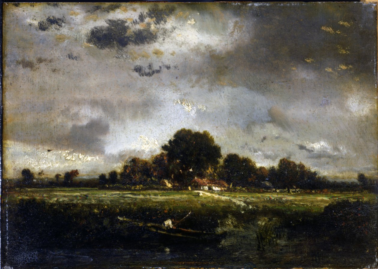 A kis halász alkotó: Pierre Etienne Theodore Rousseau