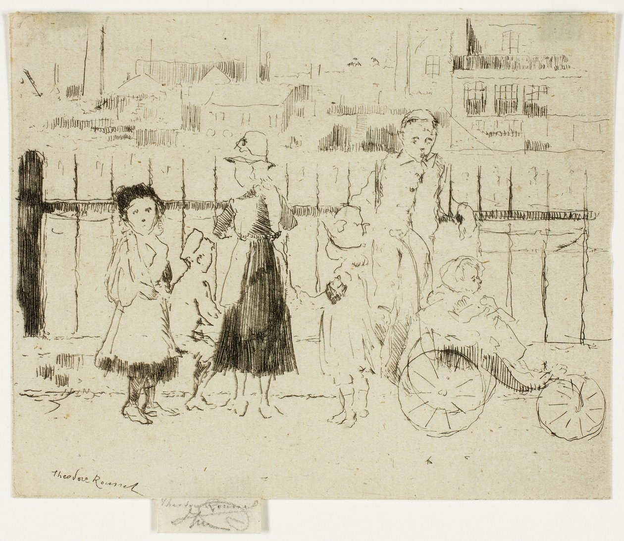 Események a korlátok felett, Chelsea Embankment alkotó: Theodore Roussel