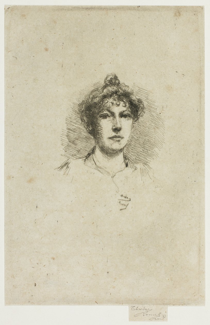 Miss Edith Austin portréja alkotó: Theodore Roussel