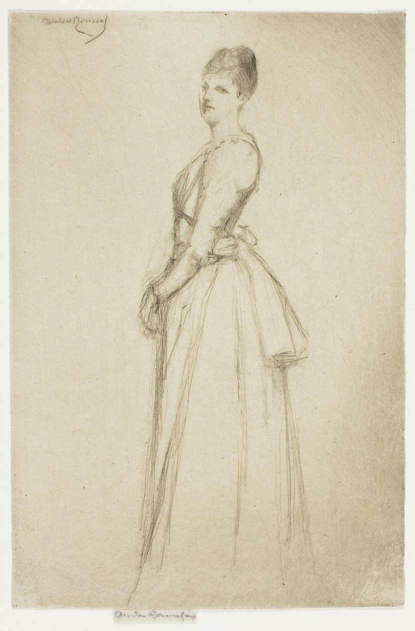 Mrs. C. W. portréja. alkotó: Theodore Roussel