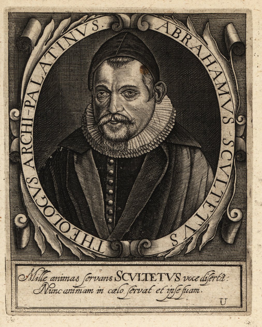 Ábrahám Scultetus alkotó: Theodore de Bry