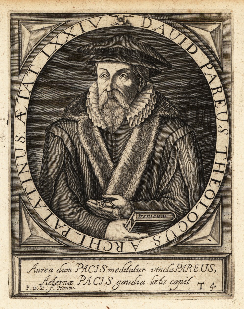 David Pareus alkotó: Theodore de Bry