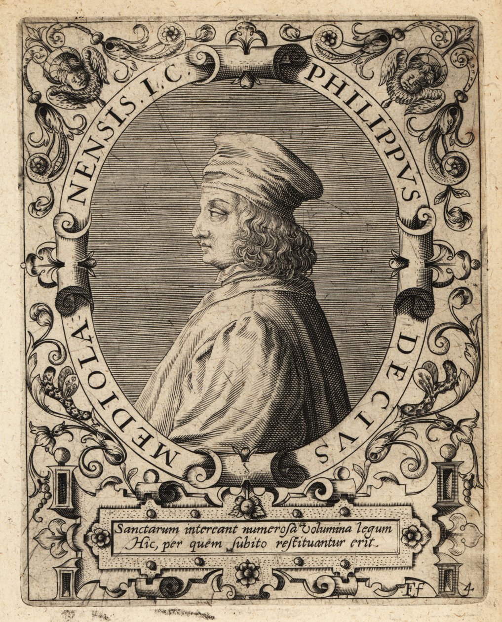 Filippo Decio alkotó: Theodore de Bry