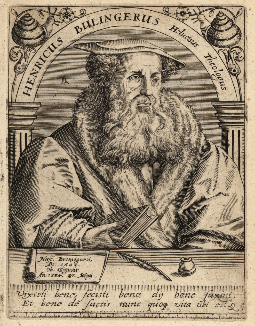 Heinrich Bullinger alkotó: Theodore de Bry
