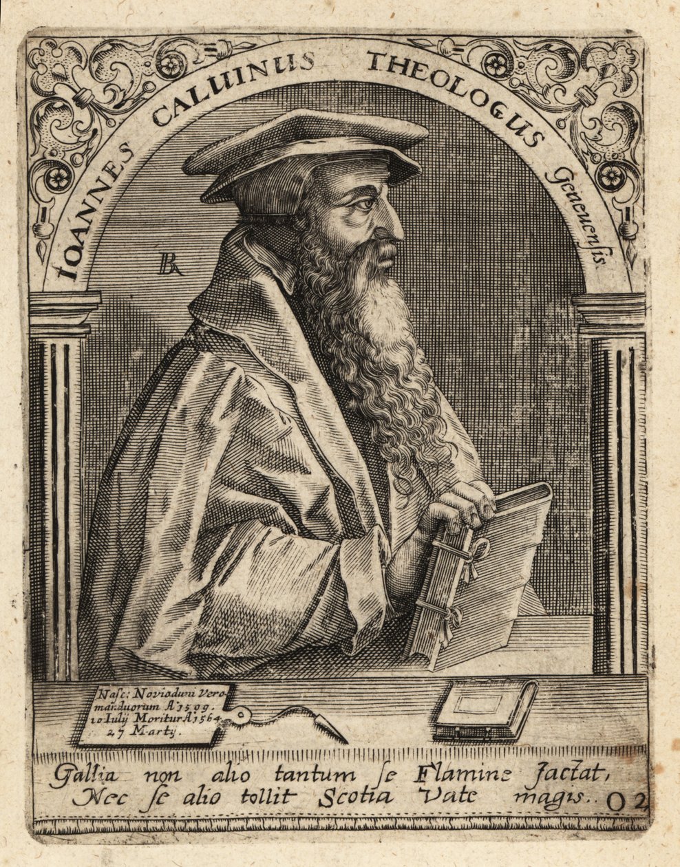 Jean Calvin alkotó: Theodore de Bry