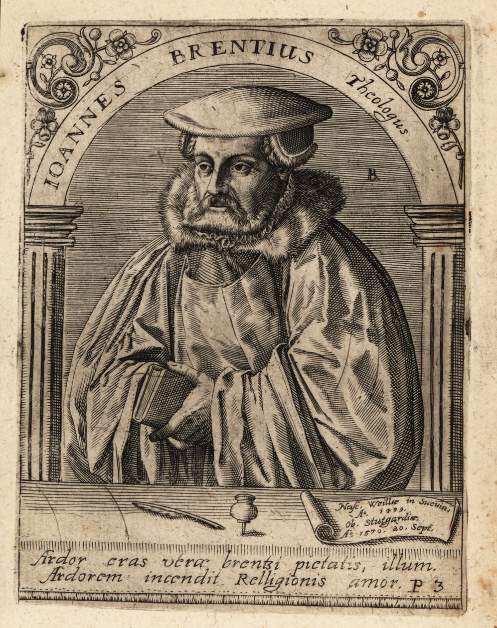 John Brenz alkotó: Theodore de Bry