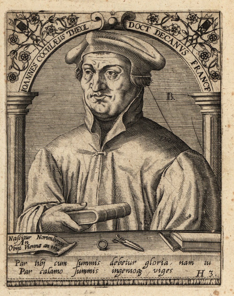 Johann Cochlaeus alkotó: Theodore de Bry