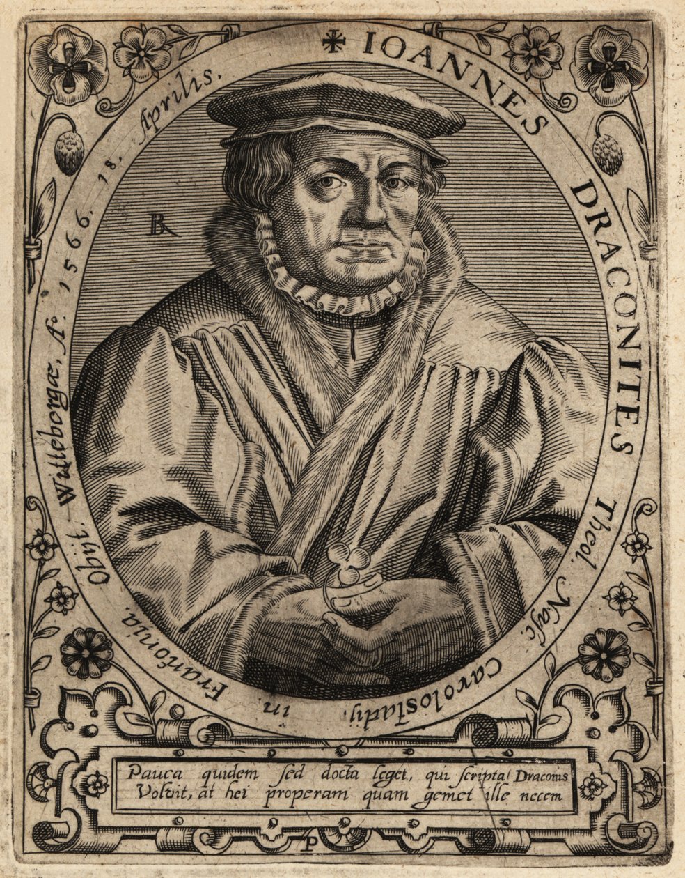 Johann Draconites alkotó: Theodore de Bry