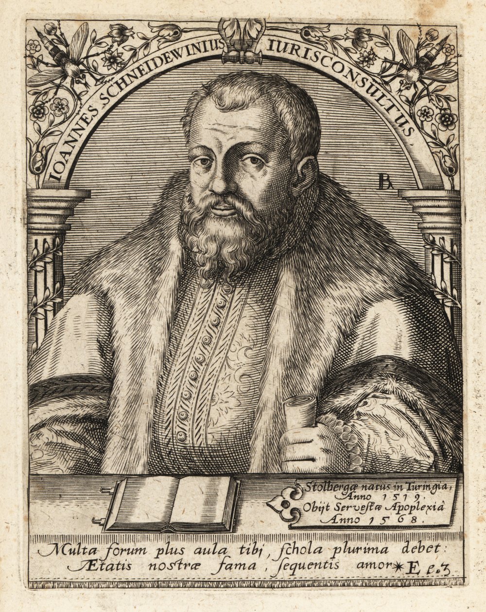 Schneidewein János alkotó: Theodore de Bry