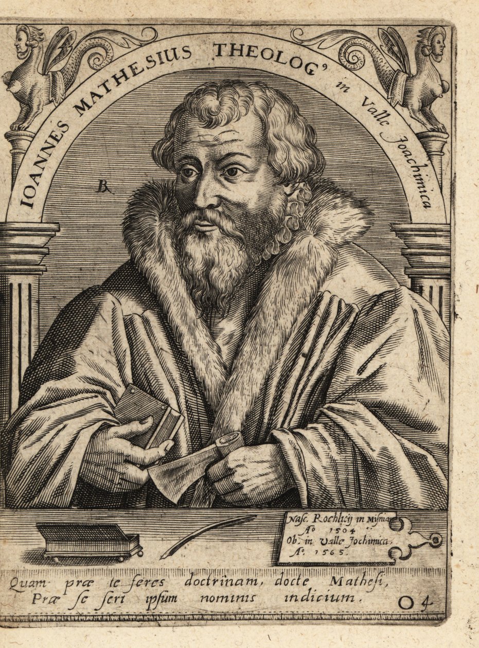 Johannes Mathesius alkotó: Theodore de Bry