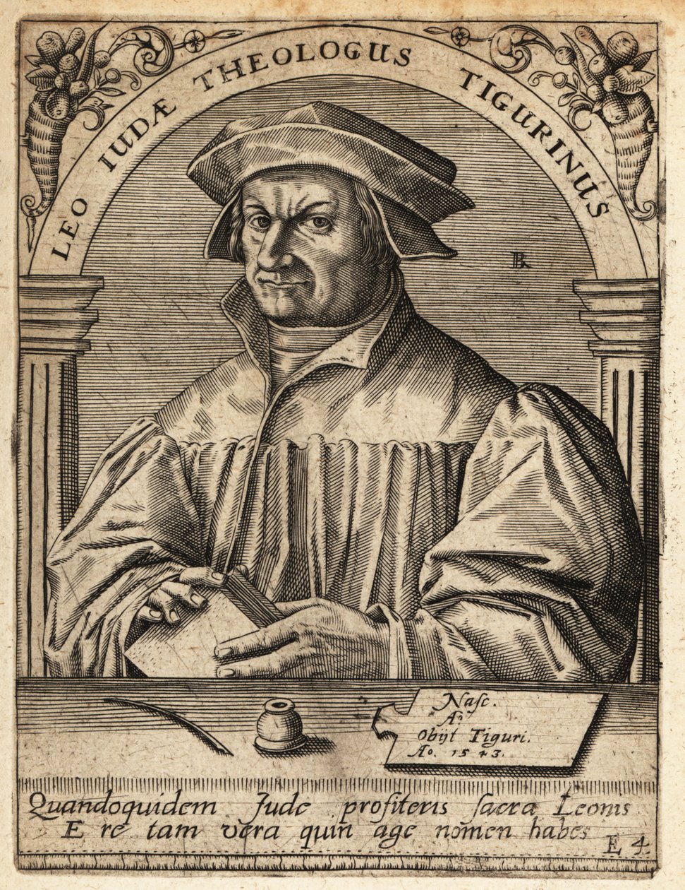 Leo Jud alkotó: Theodore de Bry