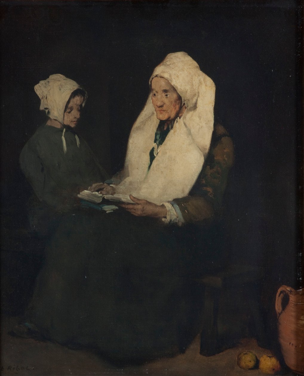 „Az intés”, 1823-1892 alkotó: Theodule Ribot